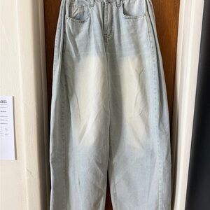 Japanese brand only in Tokyo: Men's Relaxed Fit Jeans - Light Blue